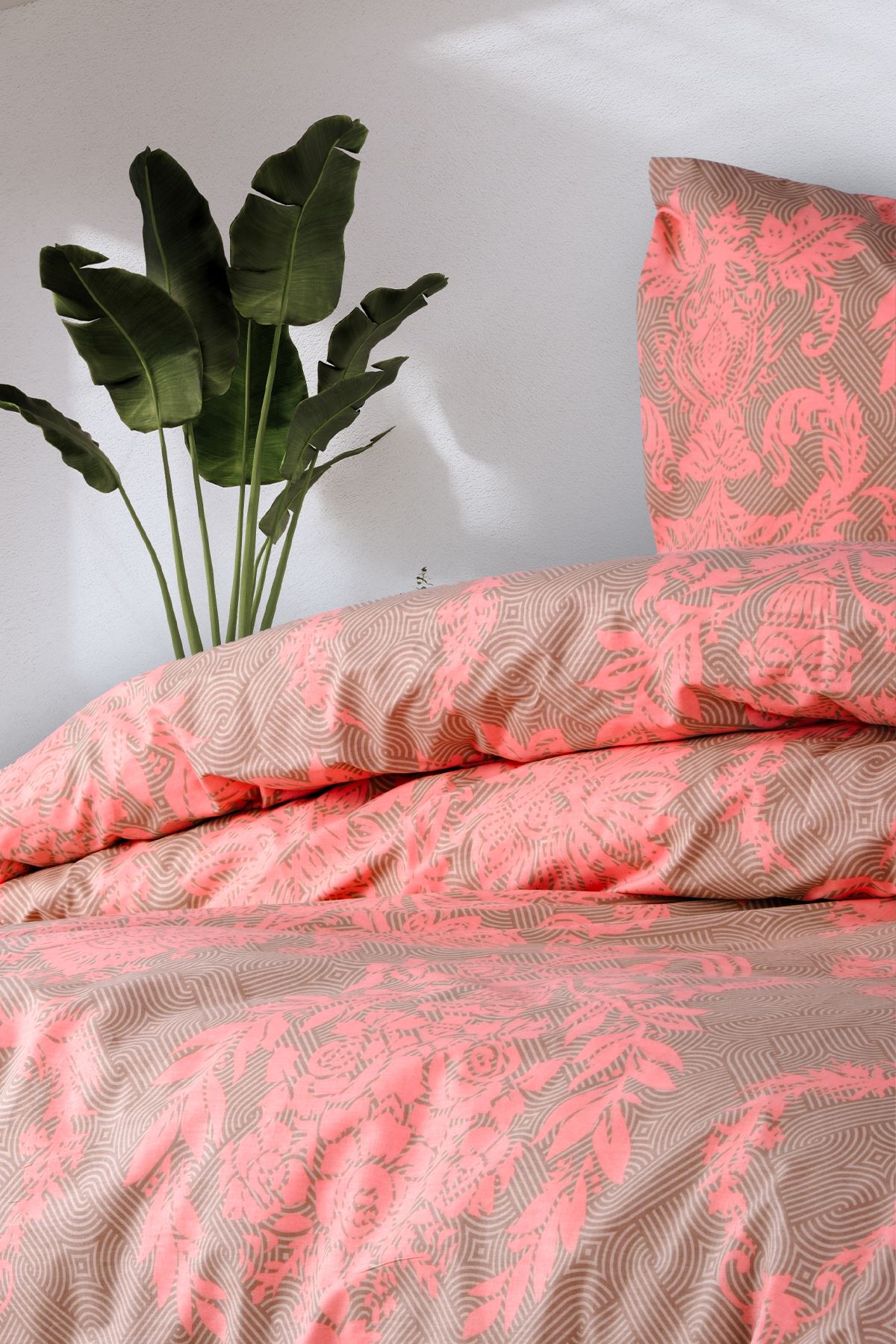 Aytunç Firuze %100 Pamuklu (Çarşafsız) Tek Kişilik Nevresim Seti 160x200 cm