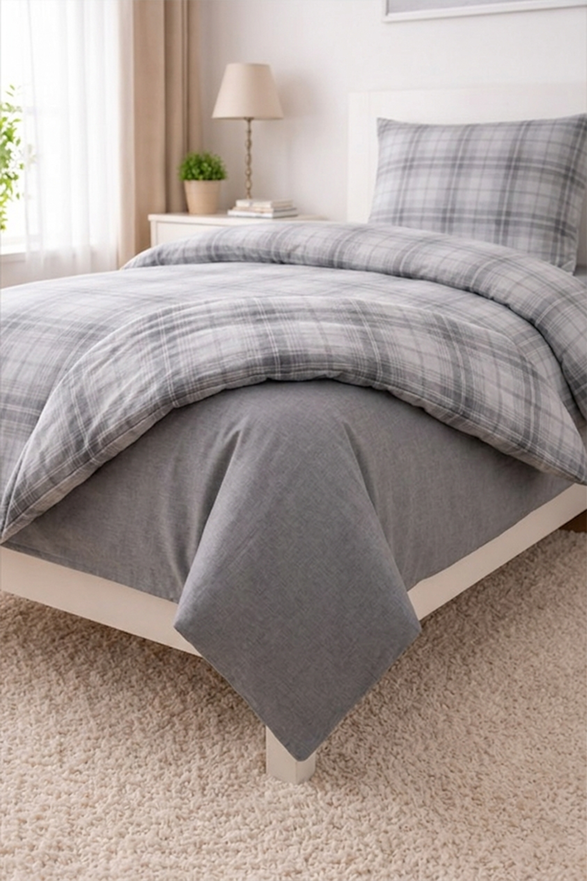 Elvin %100 Pamuklu Tek Kişilik Nevresim Takımı 160x220 cm