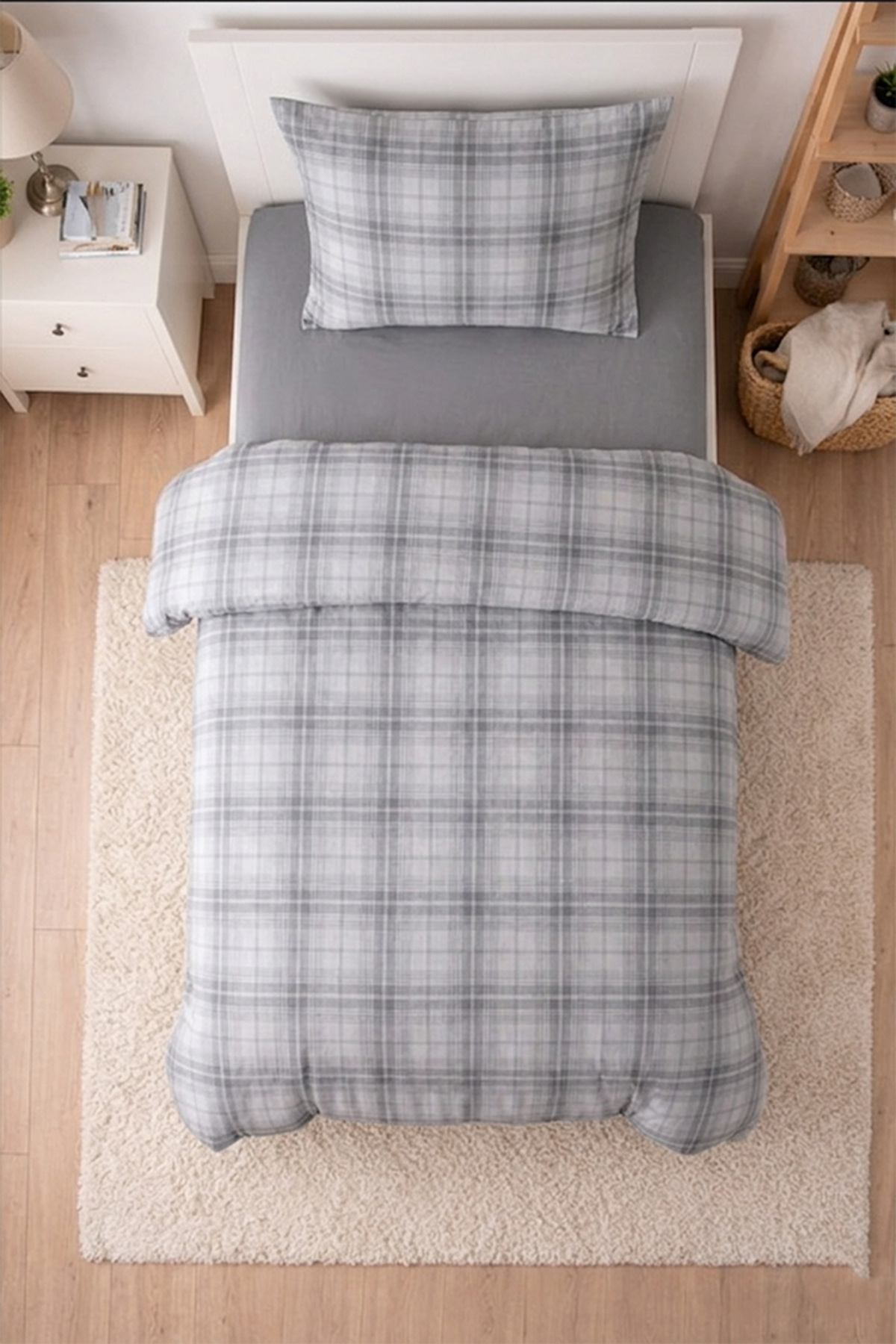 Elvin %100 Pamuklu Tek Kişilik Nevresim Takımı 160x220 cm