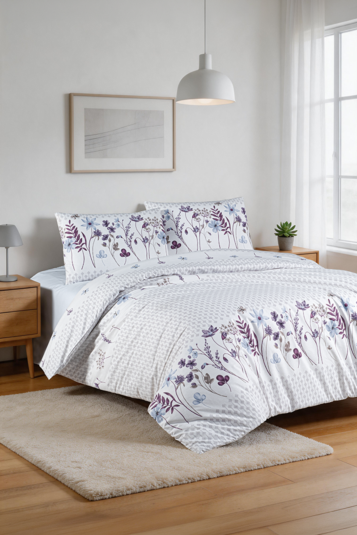 Aytunç Alara %100 Pamuklu Çift Kişilik Nevresim Takımı 200x220