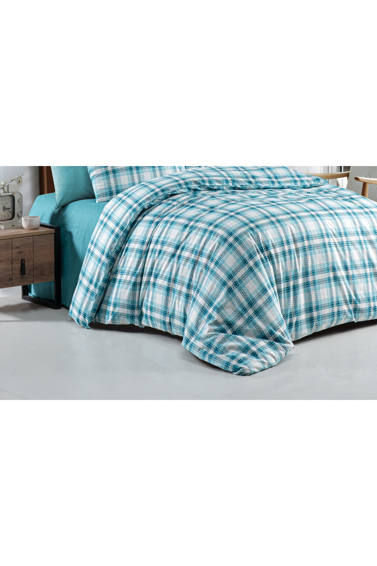 Belis %100 Pamuklu Tek Kişilik Lastikli (Fitted) Nevresim Takımı 160x220 cm