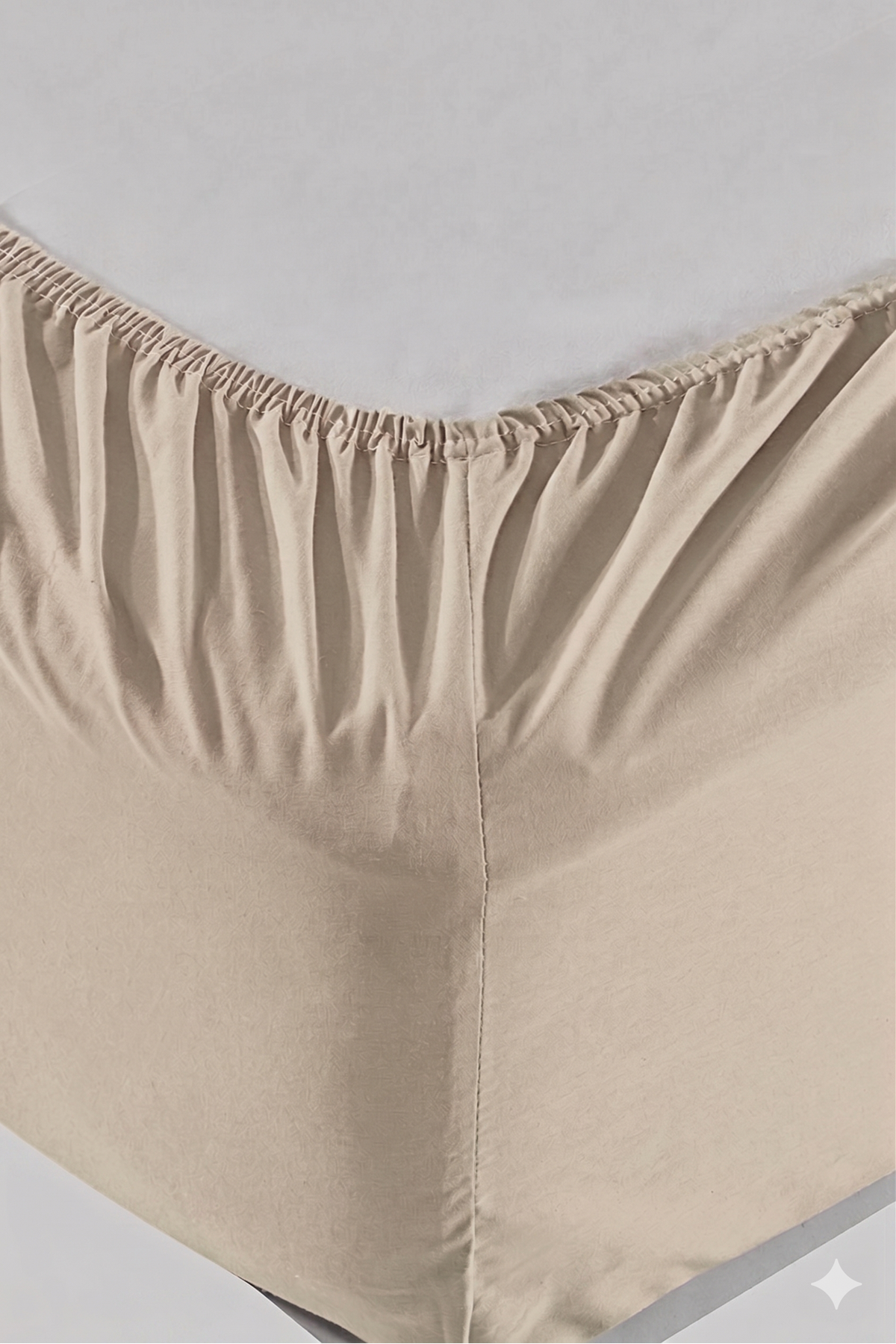Aytunç Ecrin %100 Pamuklu Tek Kişilik Lastikli (Fitted) Nevresim Takımı 160x220