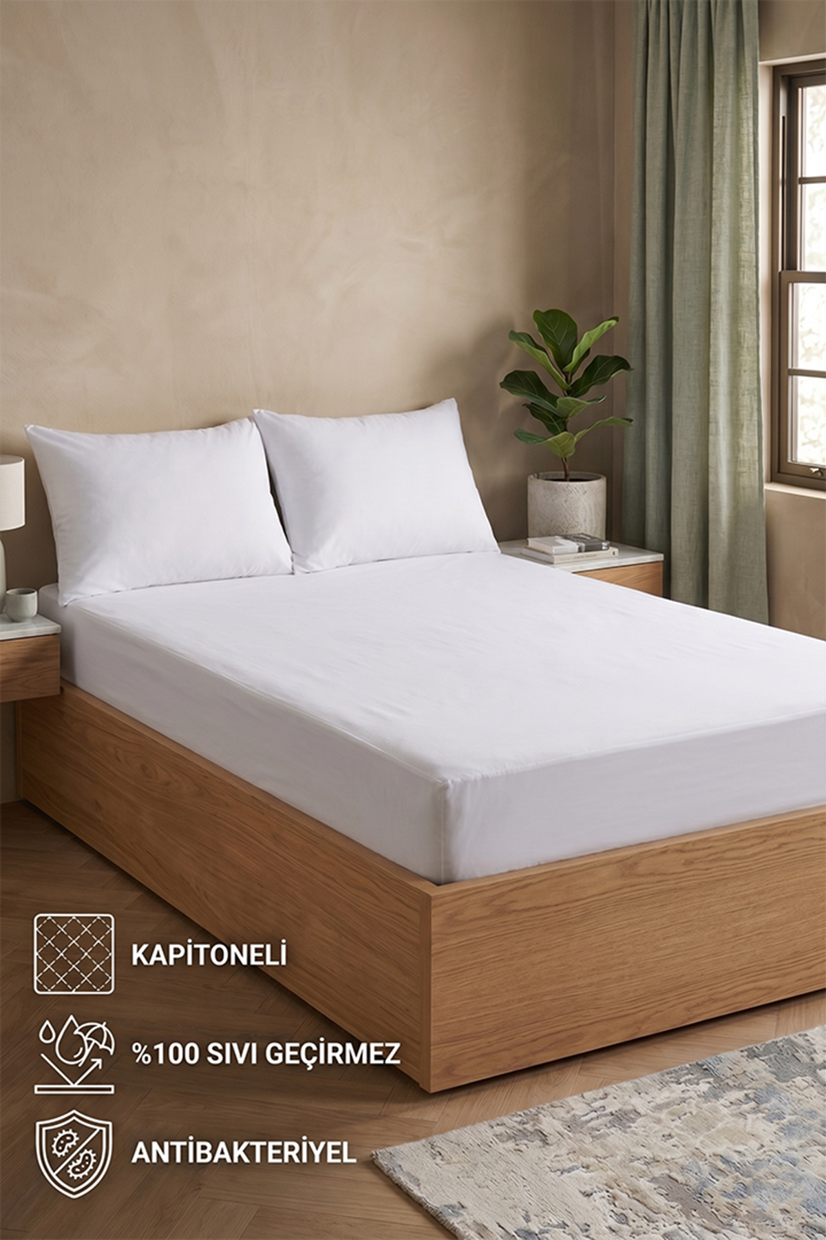 Aytunç Fitted %100 Sıvı Geçirmez Kapitoneli Alez - Yatak Koruyucu