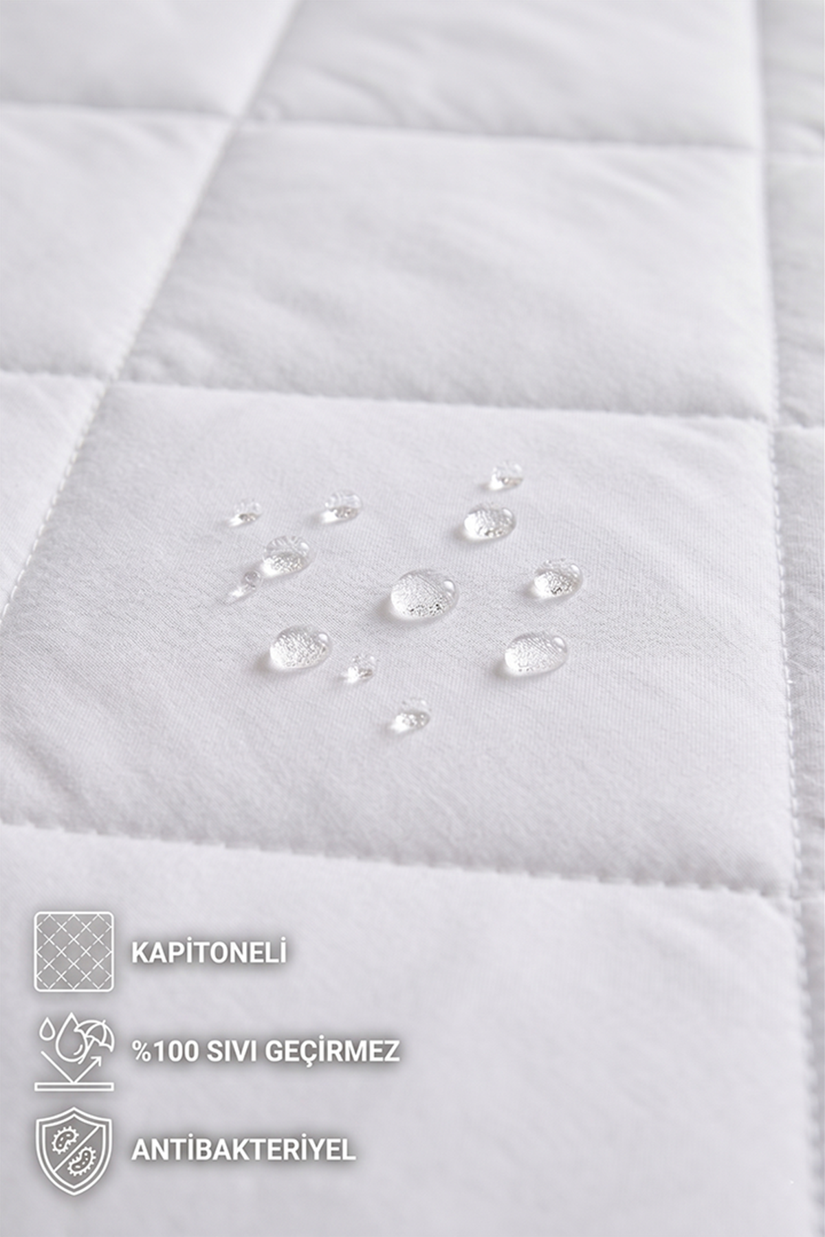 Aytunç Fitted %100 Sıvı Geçirmez Kapitoneli Alez - Yatak Koruyucu
