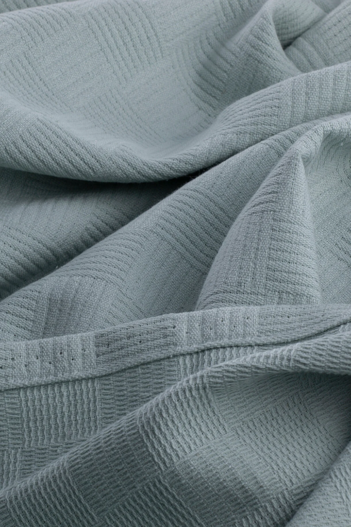 Aytunç Dama Desen Çift Kişilik Pike Yeşil 200X230