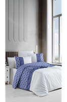 Lina %100 Pamuklu Çift Kişilik Lastikli (Fitted) Nevresim Takımı  200x220 cm