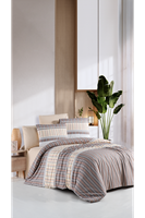 Nera %100 Pamuklu Tek Kişilik Lastikli (Fitted) Nevresim Takımı 160x220 cm