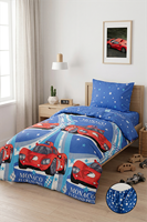 Monaco %100 Pamuklu Tek Kişilik Lastikli (Fitted) Nevresim Takımı 160x220 cm